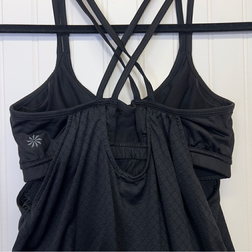 Athleta 2‎ in 1  bra and Tank Top small